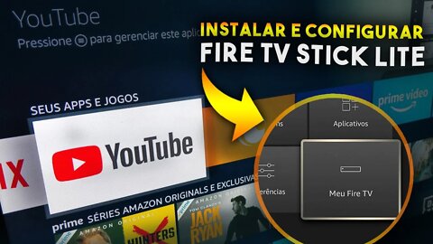 Como INSTALAR e CONFIGURAR Fire TV Stick da AMAZON - PASSO A PASSO