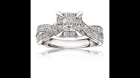 DGOLD Sterling Silver Princess-cut Diamond Twisted Fashion Bracelet (1 cttw)