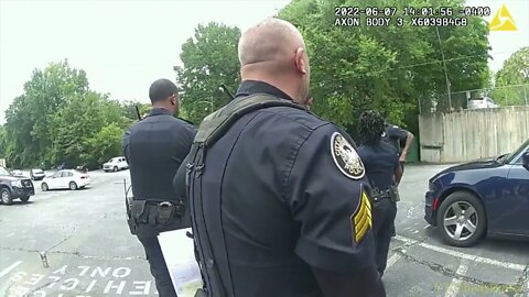 Drive by shooting at a retail store occurs in Buckhead while officers are doing roll call