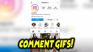 How to Post Gif in Instagram Comment