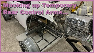 Wratchet rear Suspension Build #3.... Temp lower control arm.