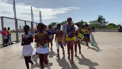 WATCH: Zulu maidens Inside the Moses Mabhida Stadium For Zulu Coronation (1)