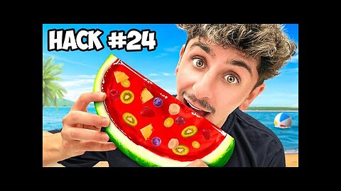 Testing 24 Summer Life Hacks You Didn't know Existed!!