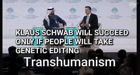 Schwab Can Succeed Only If People Will Take Genetic Editing