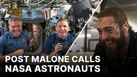 Post Malone Calls NASA Astronauts In Space For Earth Day