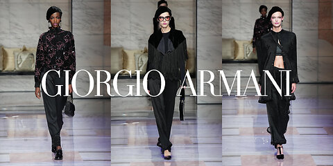 Giorgio Armani Women's Fall Winter 2023 Fashion Show