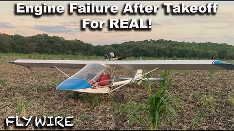 Engine Failure After Takeoff For Real!
