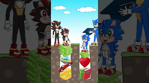 Shadow Outwitted Sonic | Funny Animation 🤣🤣🤣 #shorts #animation #story