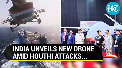 Indian Navy's New Weapon To Counter Houthi, Piracy Attacks | 'Drishti 10 Starliner' Drone Unveiled