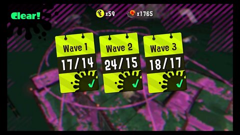 Splatoon 2 - 1/17/21 Salmon Run