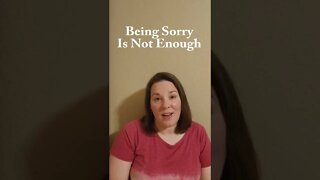 Is Being Sorry Enough? #shorts #christiancontent #christian #godsword