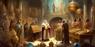 1 Chronicles 26 KJV Drawn by AI