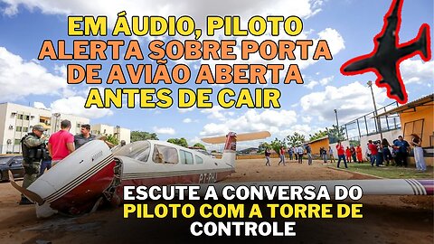 AVIÃO DE PEQUENO PORTE estava com 5 pessoas, sendo uma criança e caiu em um campo em Teresina (PI)