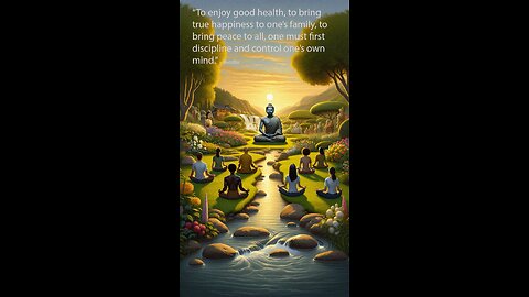 60-second inspirational - “To enjoy good health, to bring true happiness to one’s family,” – #Buddha