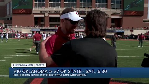 Sooners say Bedlam history won't be a factor against the #7 Cowboys