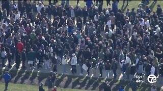 Hundreds of students attend demonstration at the state capitol