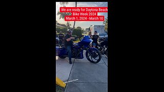 today #miami #florida We are ready for Daytona Beach Bike Week 2024 March 1, 2024 - March 10