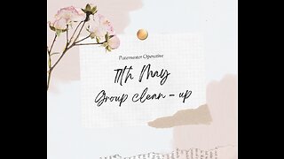 11th May Clean-up