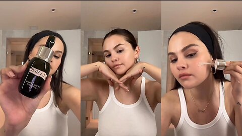 Selena Gomez Shows Her Makeup Routine