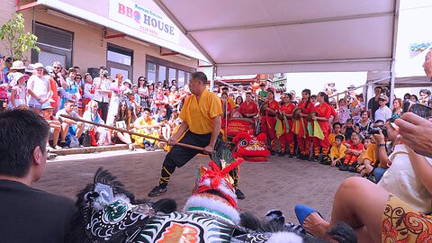 Kung Fu Martial Arts Demo China Town CNY Perth Chinese New Year Australia