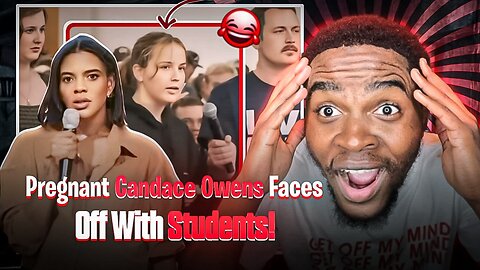 VERY PREGNANT Candace Owens Faces Off Woke College Student "IT GETS INTENSE" 🤣