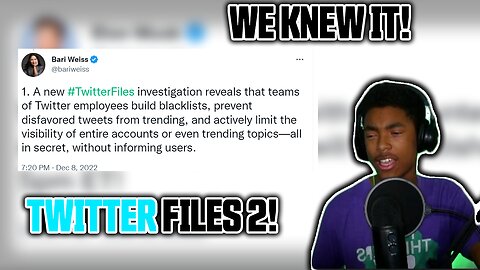 SURPRISE! Twitter Files #2, RELEASING NOW! + Game Awards