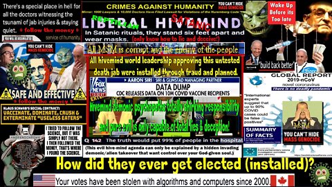 CDC hid the V-Safe data & now we know why - It's shocking!!! (see description for info & links)