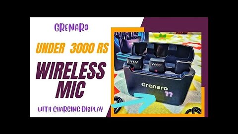 Grenaro Wireless mic || Kannada || Detailed review in kannada || best mic for vlogging