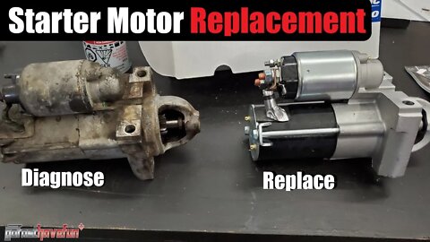 How to replace a STARTER MOTOR (GMT800 1999-2007 Classic Chevy Silverado / GMC Sierra) | AnthonyJ350