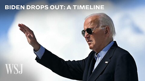 Biden Drops Out of Presidential Race- A Timeline - WSJ