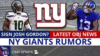 NY Giants Rumors Ft. Odell Beckham Jr, Josh Gordon + BIG Giants Injury News Ft. Daniel Bellinger
