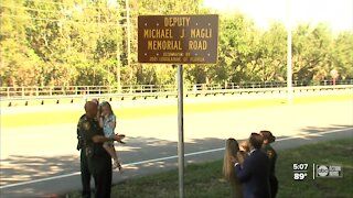 Road dedicated to fallen deputy Michael J Magli