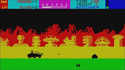 Moon Patrol ZX Spectrum Video Games Retro Gaming Arcade 8-bit