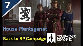 A New Queen is Crowned & 2nd Crusade l Crusader Kings 3 l House Plantagenet (Anjou) l Part 7