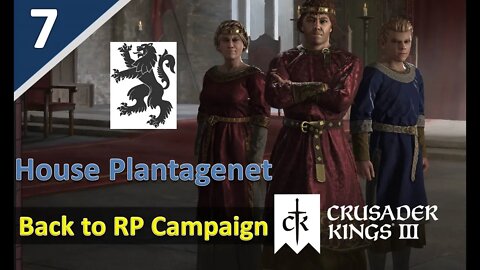 A New Queen is Crowned & 2nd Crusade l Crusader Kings 3 l House Plantagenet (Anjou) l Part 7
