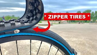 ** ZIPPER TIRES ** MTB Tail Whip Challenge!