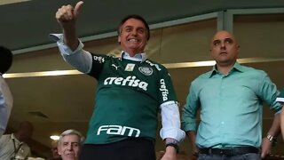 Assista Bolsonaro ganha dedicatória de Felipe Melo após gol do Palmeiras