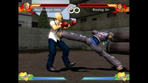 HNH-001 Machinegun Jake vs Blazing Jin