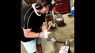 Forging a Wrench into a Knife