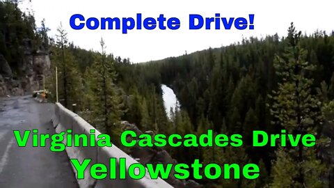 Virginia Cascades Drive in Yellowstone National Park