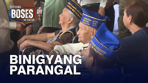 105-year-old veteran, binigyang parangal sa pagdiriwang ng Philippine Veterans Week