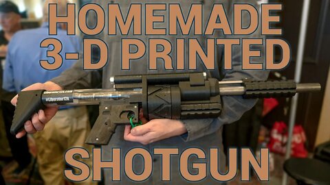 Homemade 3D-Printed 12-Gauge Shotgun