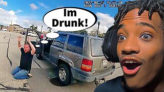 Drunk Man Road Rages at Cop and Gets Instant Karma! | Vince Reacts