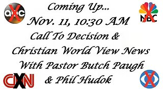 Christian World View News 11/11/23