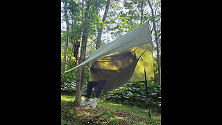 Sunyear Hammock Camping with Rain Fly Tarp and Net, Portable Camping Hammock Double Tree Hammoc...