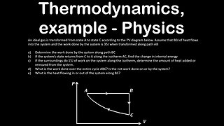 Thermodynamics, example - Physics