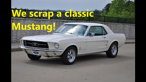 Stripping and scrapping a 1967 Mustang