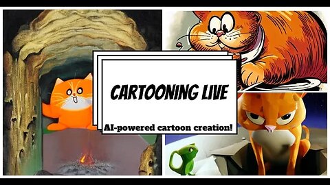 Ai Garfield (Parody) 🔴 ChatGPT Writes a Cartoon 🔴 LIVE !info !rules !discord