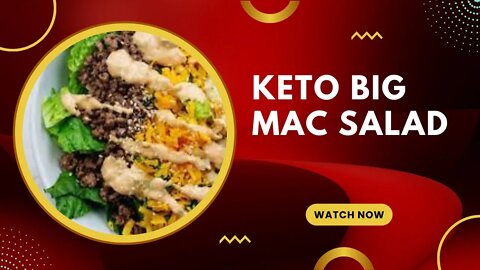 KETO DIET: KETO BIG MAC SALAD