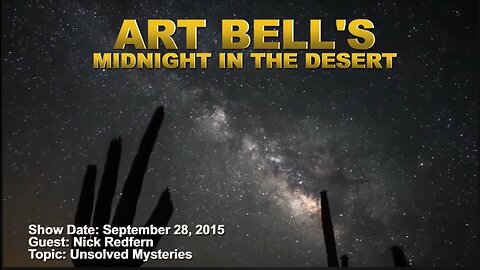 Art Bell Radio with Nick Redfern - Aliens - Men in Black - Unsolved Mysteries